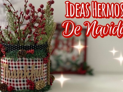 Hermosas Manualidades Navideñas. Ideas con Reciclaje. Diy Christmas. Artesanato Natalino