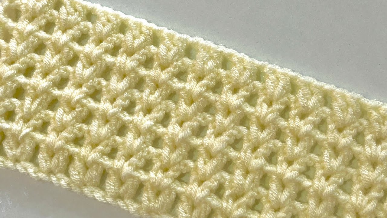 ????Only 1 Row!????????Super Easy Crochet for Beginners. How to Crochet Baby blanket