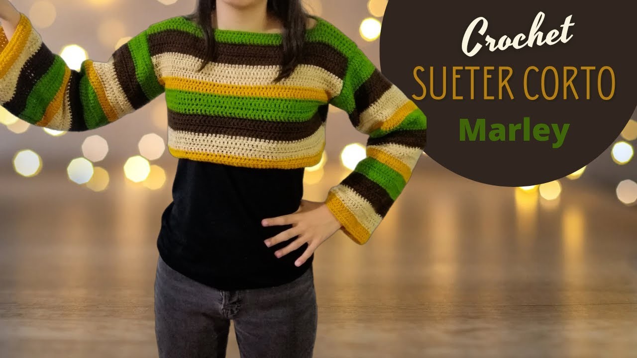 Sueter Corto a Crochet | Marley | Facil