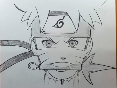 Cómo dibujar Naruto | Naruto paso a paso | fácil | dibujar anime un lapiz