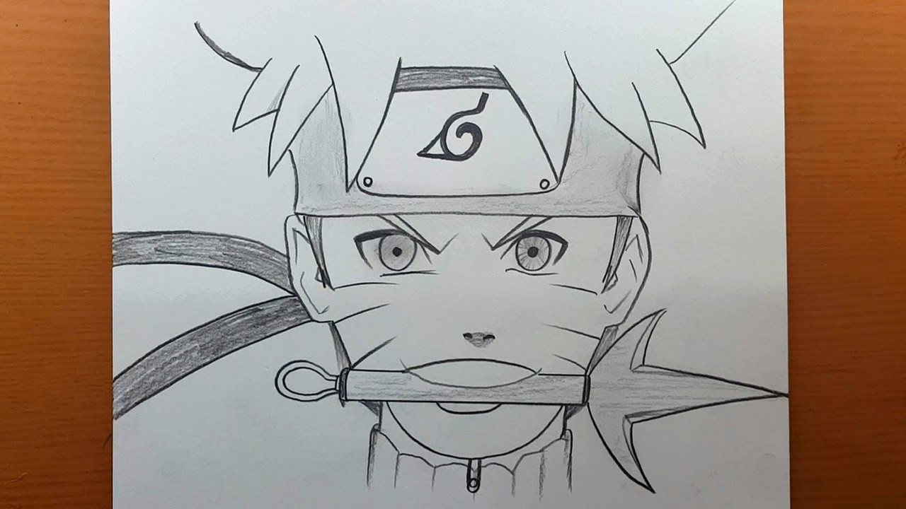 Cómo dibujar Naruto | Naruto paso a paso | fácil | dibujar anime un lapiz