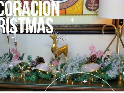 Decoración Navidad 2022: DECORACION BUFETERA, CONSOLA DE NAVIDAD.Tendencias  Christmas Decor 2022
