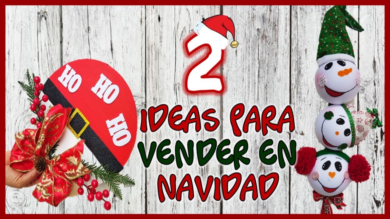 2 IDEAS PARA VENDER EN NAVIDAD 2022 - Ideas navideñas con reciclaje - Christmas crafts to sell