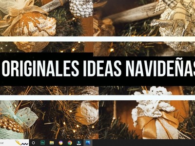 4 ORIGINALES IDEAS DE BOLAS NAVIDEÑAS????????????✨✨✨