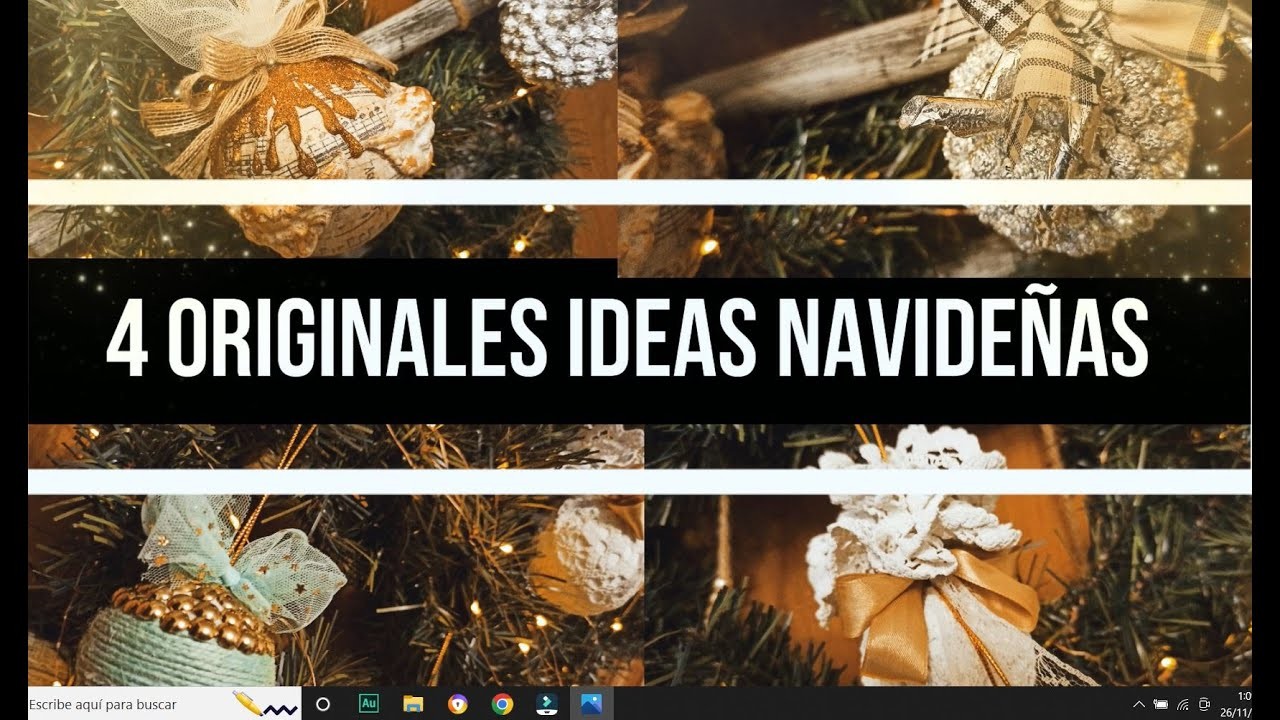 4 ORIGINALES IDEAS DE BOLAS NAVIDEÑAS????????????✨✨✨