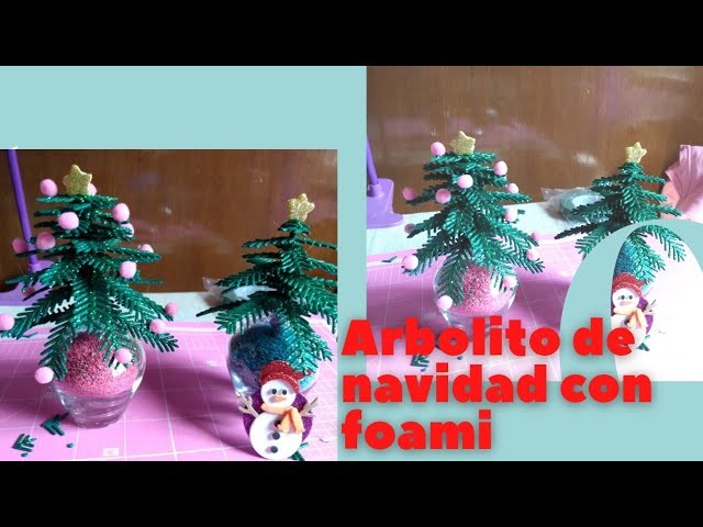 Arbolito de navidad con foami ????