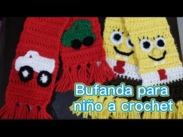 Bufanda para niño a crochet - Tutorial ✨️ ???? ????