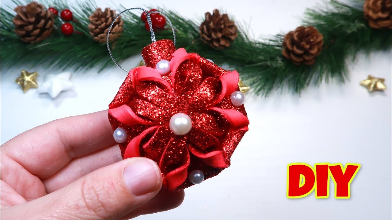 Diy ideas de adornos de Navidad de foami o goma eva muy fáciles, adornos navideños, Diy manualidades