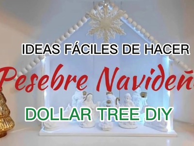 Pesebre Navideño Bonito y Elegante  Fácil De Hacer ❤️ #navidad #ideasfáciles #pesebres #christmas