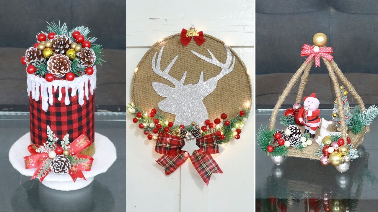 Adornos Navideños 2022 Faciles De Hacer | Adornos Navideños 2022 Elegantes