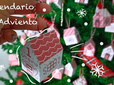 Cómo hacer un calendario de adviento con patrón gratis ❤️ DIY adornos navideños para el árbol ????❄
