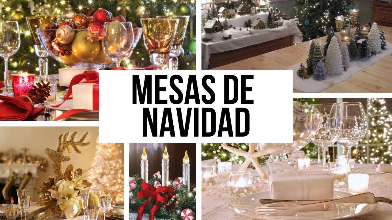 Decoración Mesa Navideña  (Centros de Mesa) - Decoración Navidad 2022