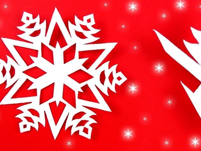 How to make snowflake in 5 minutes DIY. Paper #snowflake tutorial - learn how to make #snowflakes