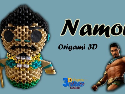 Cómo Hacer a Namor de Wakanda Forever en Origami 3D - Bethoz Camacho - Tutorial Fácil