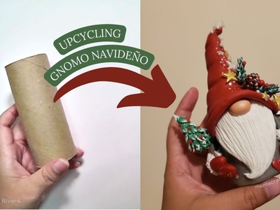 Cómo hacer un Duende, Gnomo o Gonk Navideño en porcelana fría | Navidad | Manos Creativas