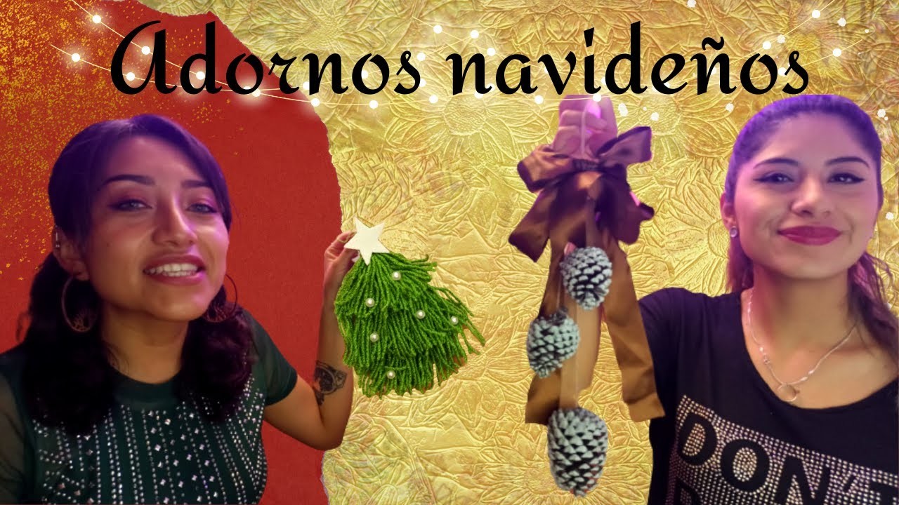 DIY: ADORNOS NAVIDEÑOS FACILES !!!!