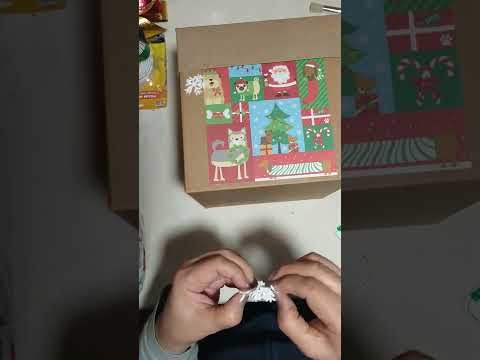 TUTORIAL Cómo hacer FÁCIL caja de regalo navideña (desde tu casa) 2022 ideas de manualidades
