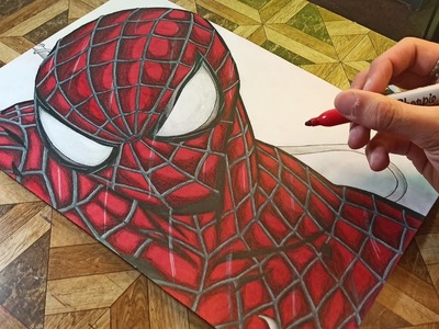 Cómo dibujar a SPIDERMAN SEMIREALISTA  ♦️ | Andrew Garfield | Ezeg_arts
