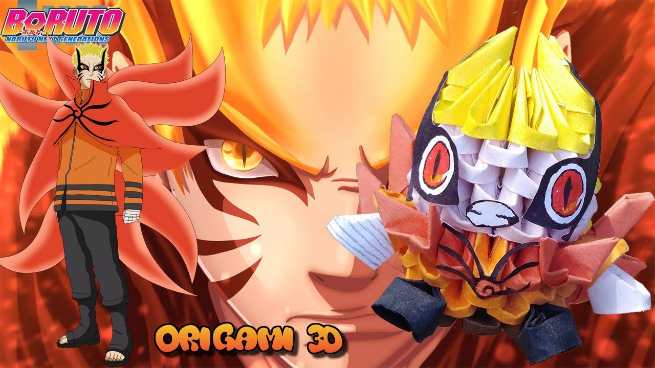 Naruto Modo Barion en Origami 3d ????