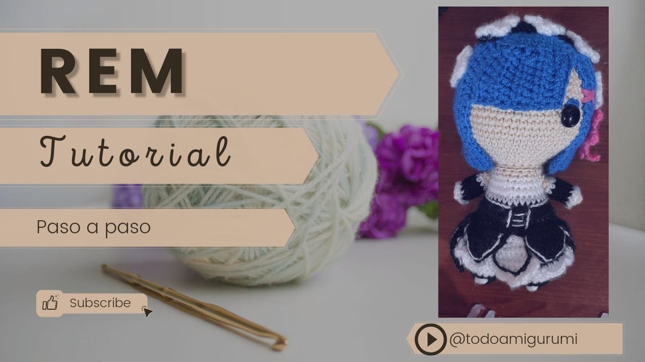 REM TEJIDA CROCHET [PARTE 5]