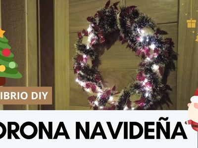 CORONA NAVIDEÑA #DIY #NAVIDAD #decoracion  #merrychristmas