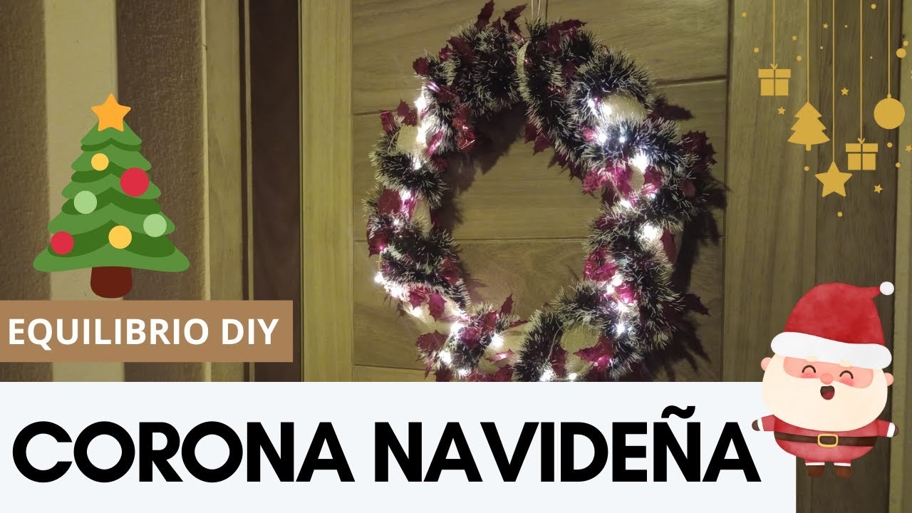 CORONA NAVIDEÑA #DIY #NAVIDAD #decoracion  #merrychristmas