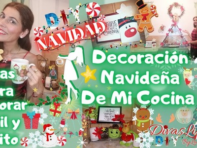 Decoración Navideña De Mi Cocina ???? Ideas Para Decorar Fácil y Bonito ???? ???? DIY Navidad ????