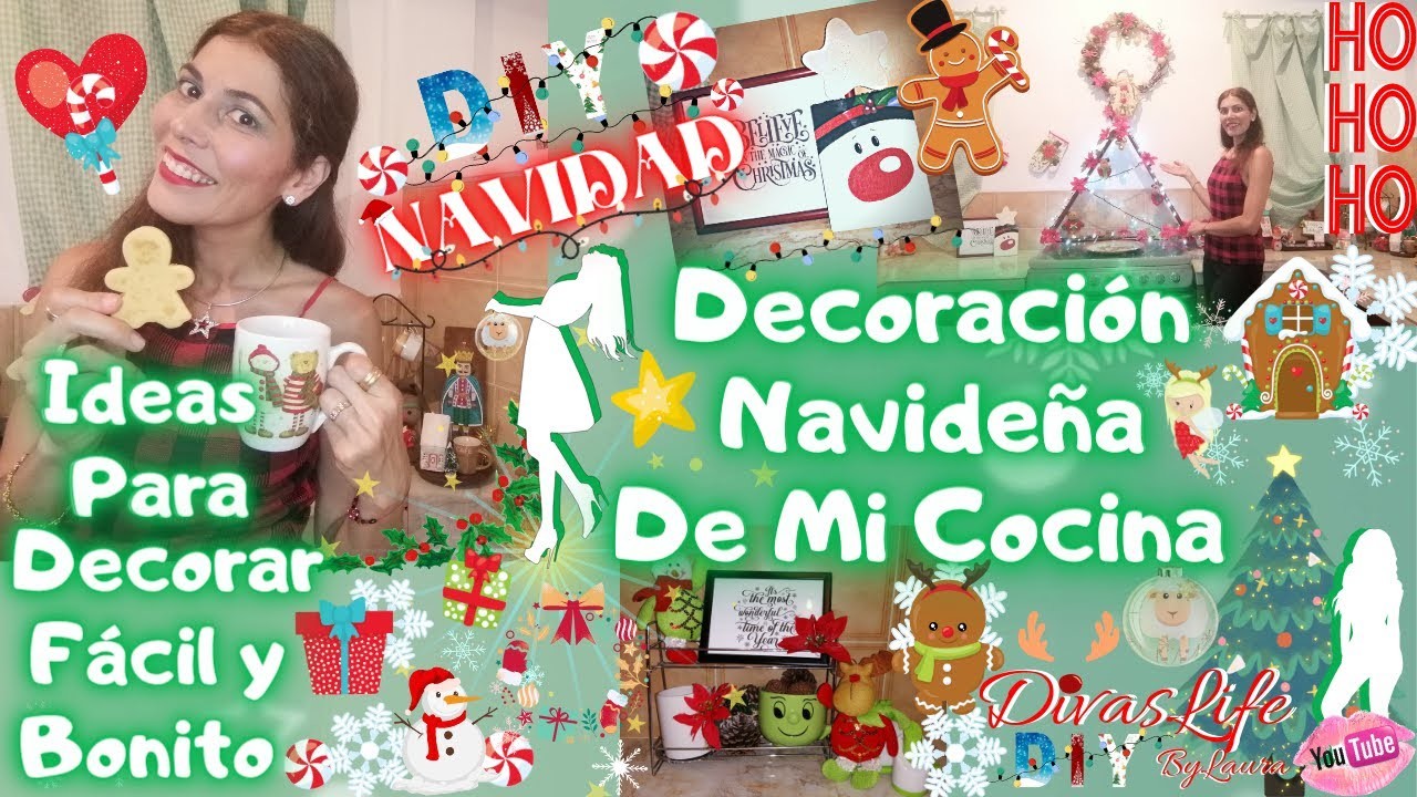 Decoración Navideña De Mi Cocina ???? Ideas Para Decorar Fácil y Bonito ???? ???? DIY Navidad ????