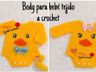 Body Para Bebé Tejido a Crochet | Paso a Paso