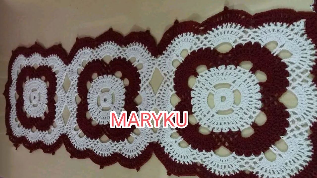 CAMINOS DE MESA TEJIDOS A CROCHET PARA INSPIRAR Y RECREAR TODOS BELLÍSIMOS.MARYKU