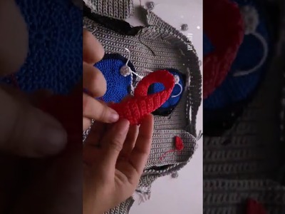 Mochila Tejida a Crochet de Cohete Espacial ???? #crochet #tejido #mochilas #hechoamano #crocheting
