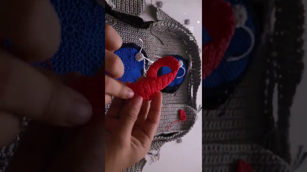 Mochila Tejida a Crochet de Cohete Espacial ???? #crochet #tejido #mochilas #hechoamano #crocheting