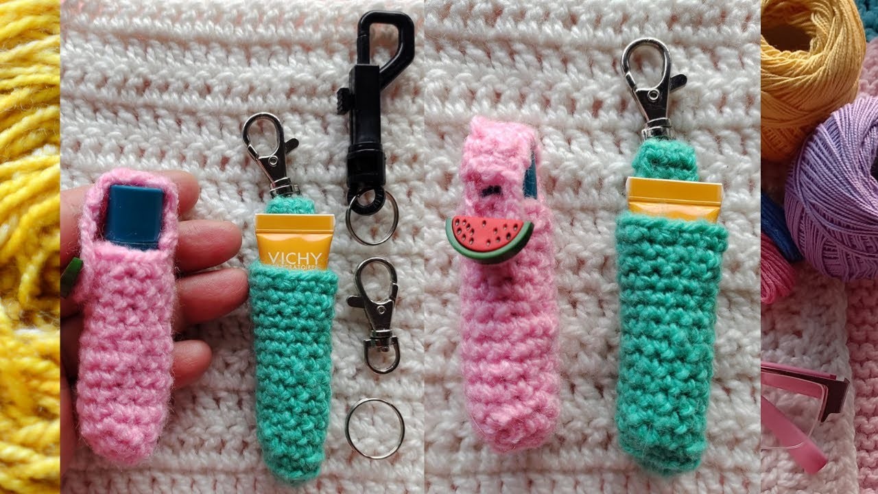 No Volveré a Perder Mi Bálsamo Labial con este Tejido ???? Más fácil imposible ????Tendencia  Crochet