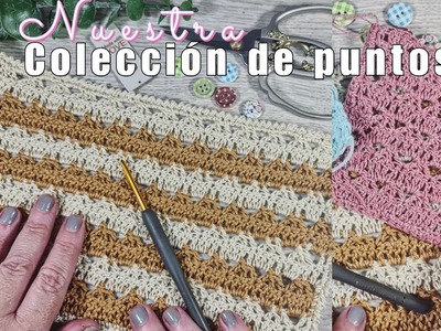 Punto fantasía a #crochet Nuestra colección de puntos   Colecciona conmigo!✍️Número 1????Punto CupCake