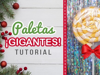 Cómo hacer PALETAS GIGANTES para decorar | #Manualidades #ideas para #NAVIDAD ????❄