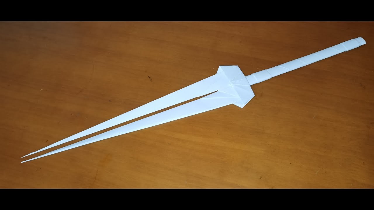 DIY Sword! A4 Paper