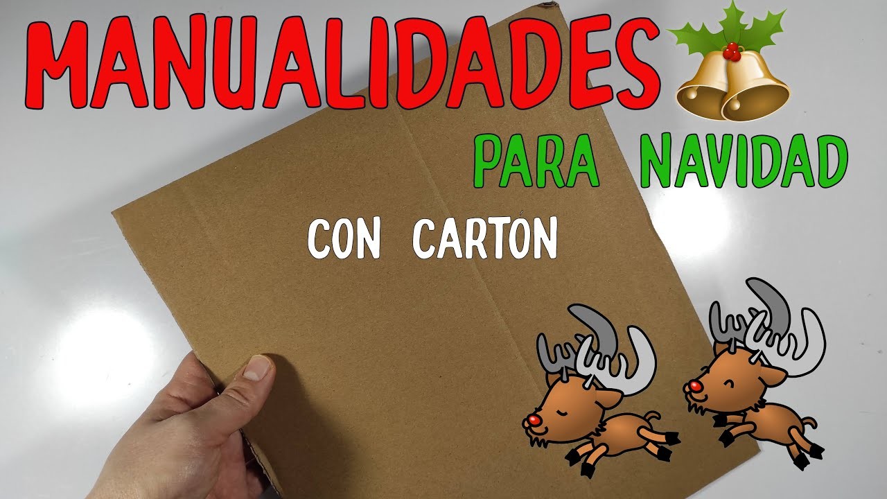 MANUALIDADES PARA NAVIDAD con cartón. MUY FÁCILES, DIY!!
