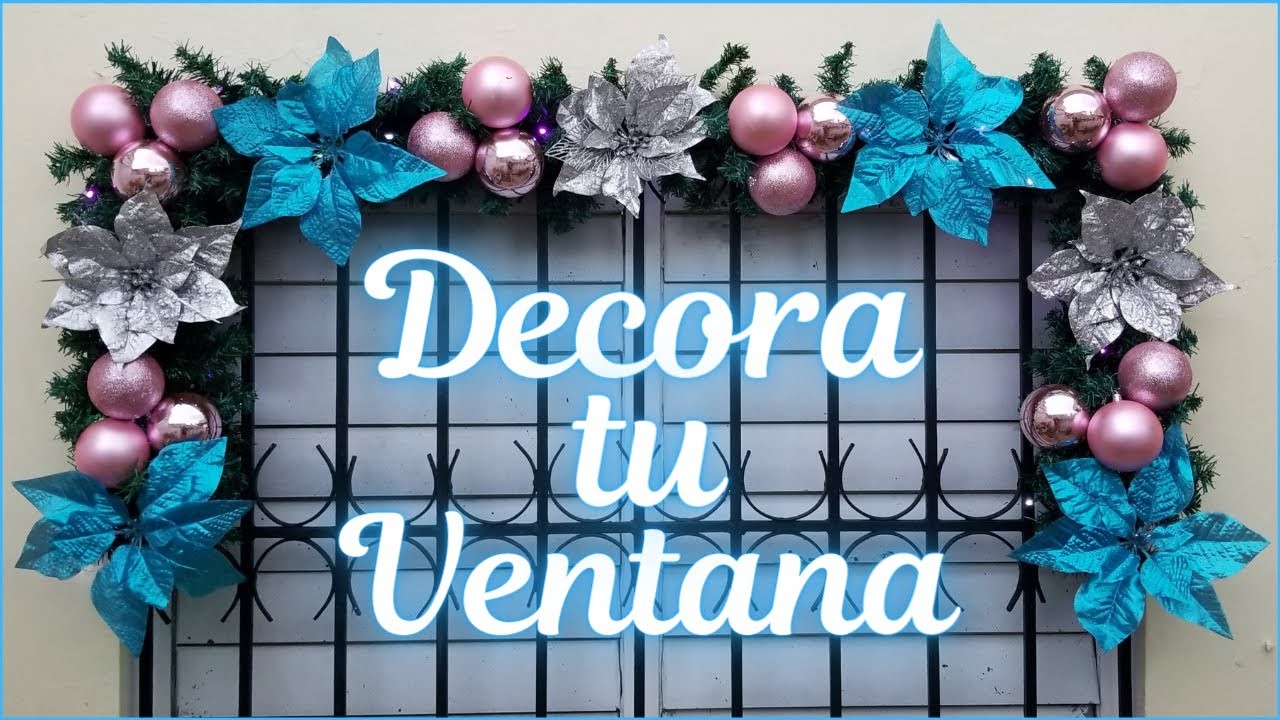 ✨COMO DECORAR VENTANAS NAVIDEÑAS. DECORACIONES NAVIDEÑAS PARA VENTANAS  MANUALIDADES NAVIDENAS 2022