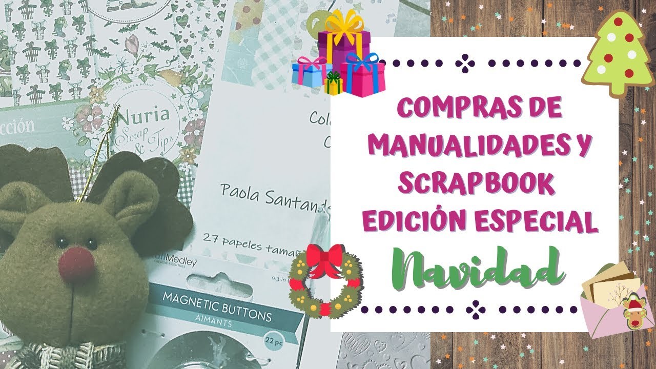 Compras de manualidades y scrapbook Edición especial-Navideña