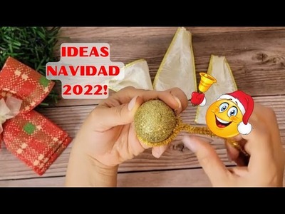 Navidad 2022 |Ideas Navideñas| Manualidad con cinta