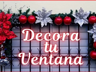 DECORA TU VENTANA PARA NAVIDAD. COMO DECORAR VENTANAS PARA NAVIDAD 2022 MANUALIDADES NAVIDEÑAS 2022