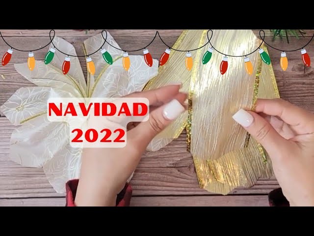 Idea navideña con cinta| Manualidades navideñas 2022| Haz y vende esta Navidad