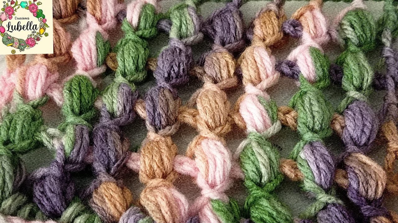 Cómo hacer hermoso punto tunecino reversible #crochet #tunecino #crocheting