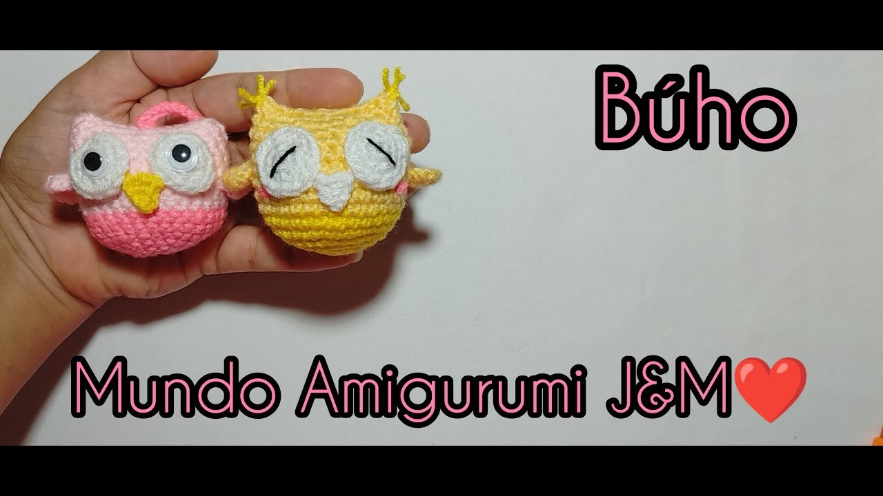 Como hacer un búho amigurumi - búho amigurumi - búho - llavero de búho - búho a crochet
