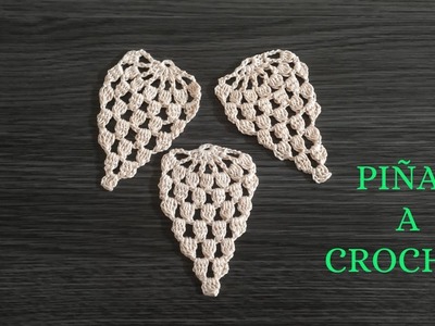 PIÑAS A CROCHET SUPER FÁCILES