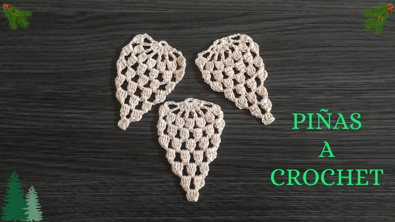 PIÑAS A CROCHET SUPER FÁCILES