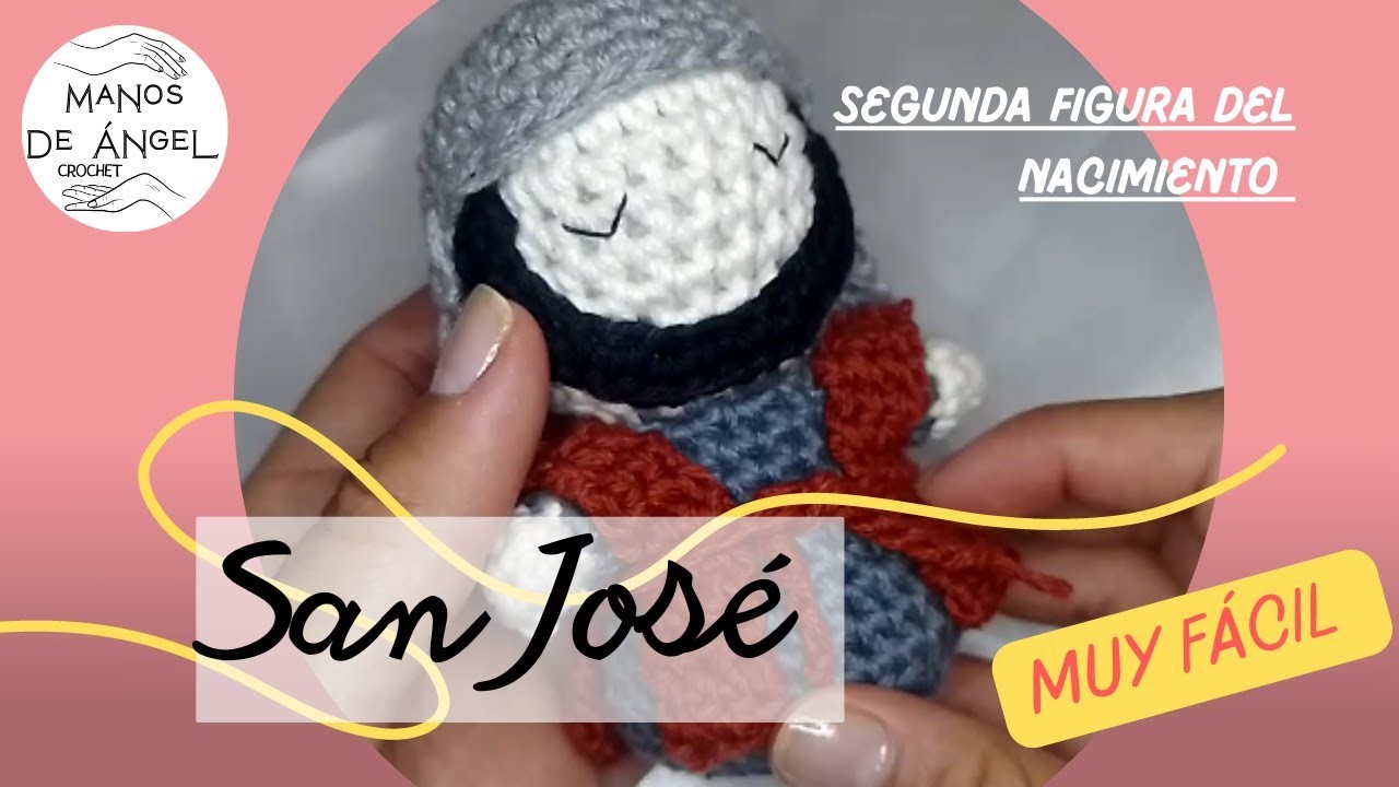 San José crochet #nacimiento #nacimientodejesús #crochet #crocheting #tejer #amigurumi #tejer