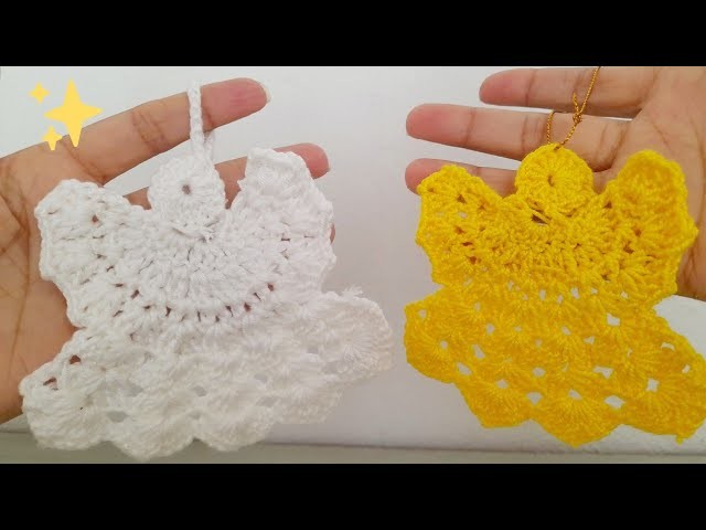 ANGELITOS navideños a CROCHET paso a paso crochet navideño