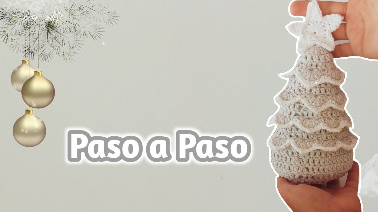 ????  ARBOL DE NAVIDAD ???? CROCHET facil PASO A PASO Crochet Christmas Tree