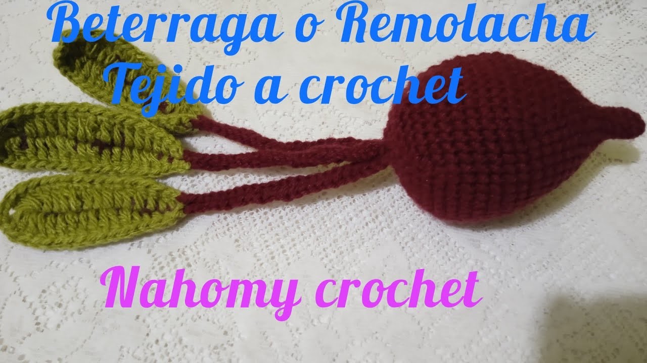 Beterraga O Remolacha A Crochet | Amigurumi | Paso A Paso